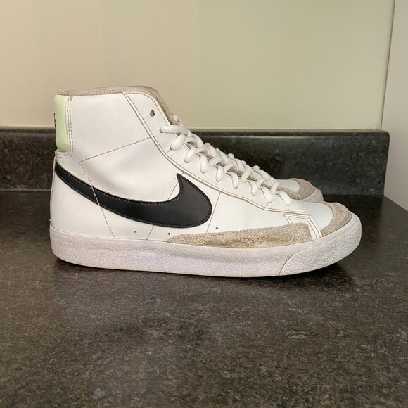 Nike Blazer Mid '77 GS 'White Black Volt' - Size 6Y - Picture 2 of 11